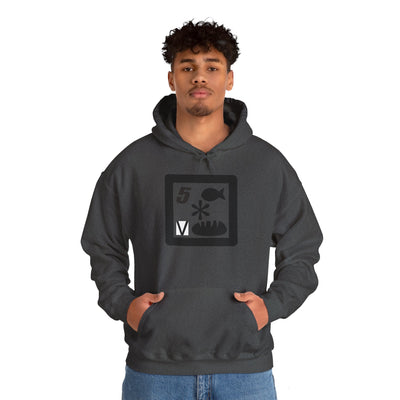 GOTTOGETITprod 5 fish (alt) Unisex Heavy Blend™ Hooded Sweatshirt