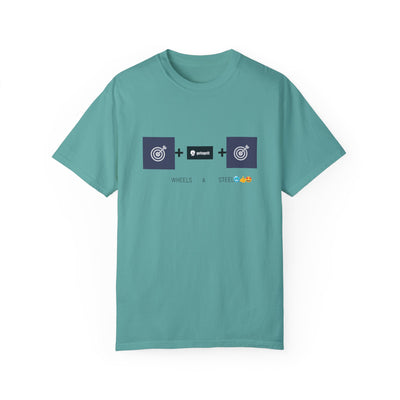 GOTTOGETITprod TTABLE WHEELS A STEEL Unisex Garment-Dyed T-shirt