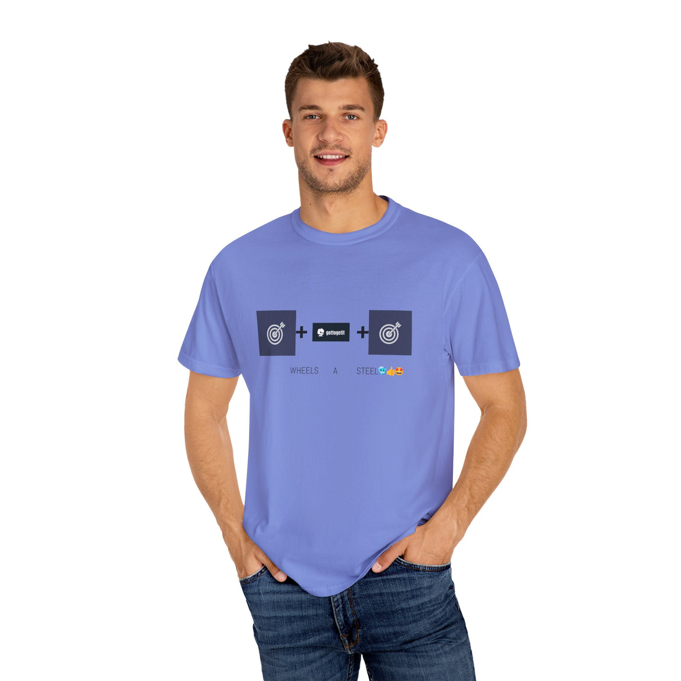 GOTTOGETITprod TTABLE WHEELS A STEEL Unisex Garment-Dyed T-shirt
