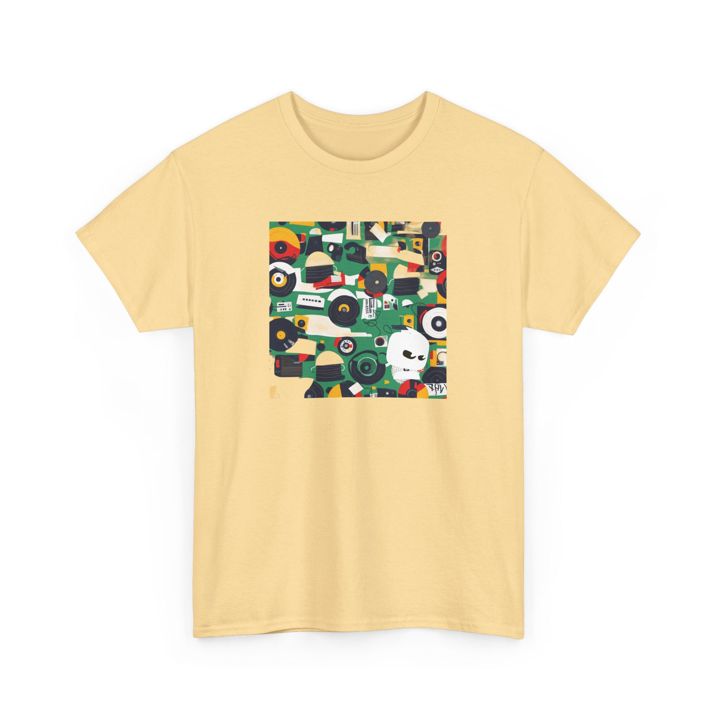 GOTTOGETITprod Menace in Vinyl Tee - Unisex Heavy Cotton T-Shirt