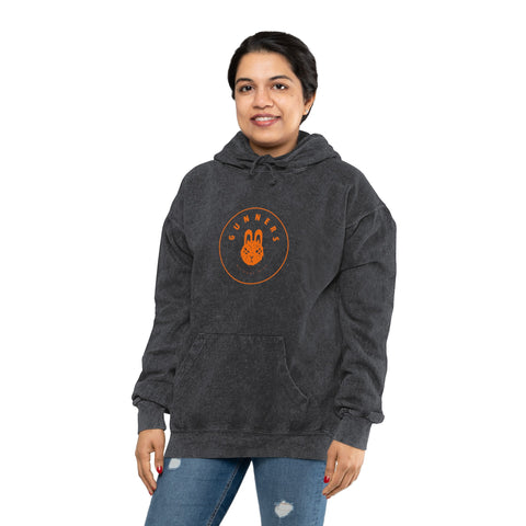 GUNNERS Unisex Mineral Wash Hoodie