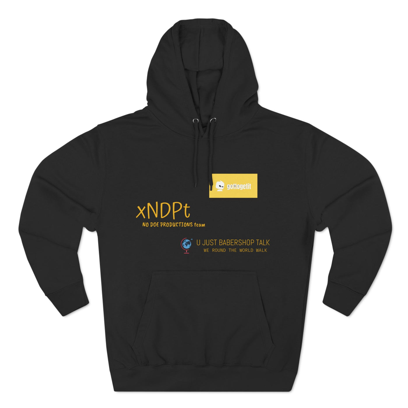 GOTTOGETITprod WORLD WALK Three-Panel Fleece Hoodie