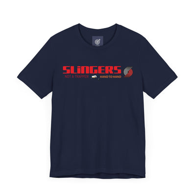 GOTTOGETITprod SLINGERS 4 Unisex Jersey Short Sleeve Tee