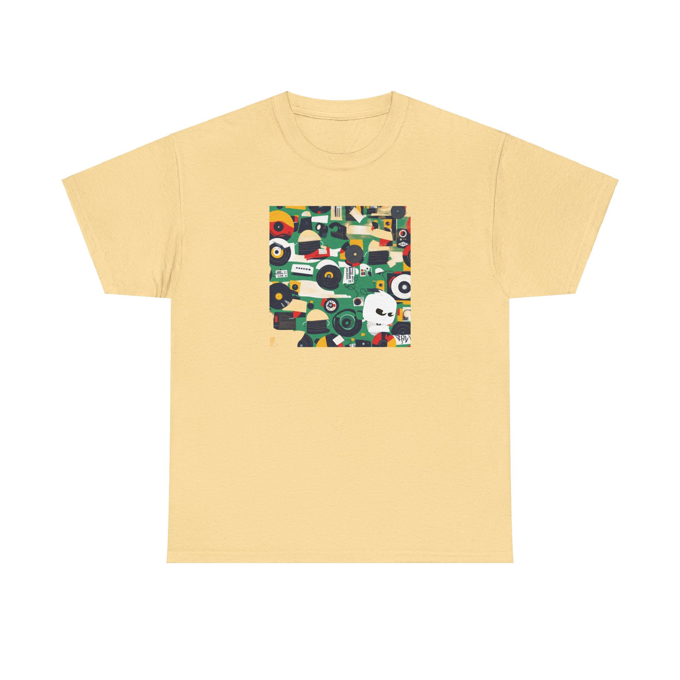 GOTTOGETITprod Menace in Vinyl Tee - Unisex Heavy Cotton T-Shirt