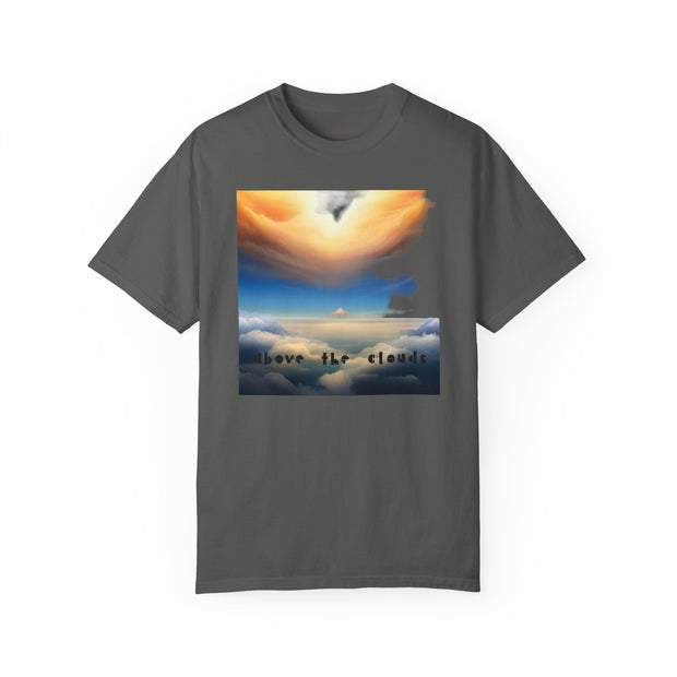Above the clouds Unisex Garment-Dyed T-shirt