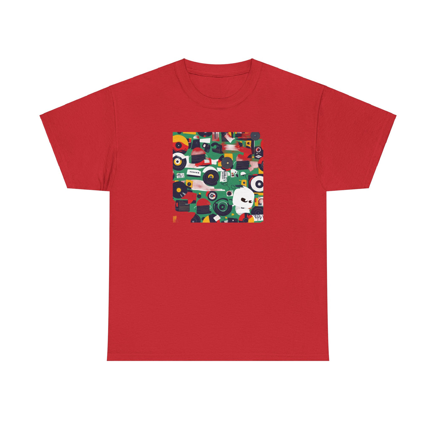 GOTTOGETITprod Menace in Vinyl Tee - Unisex Heavy Cotton T-Shirt
