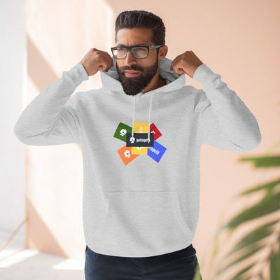 GOTTOGETITprod SLASH Three-Panel Fleece Hoodie
