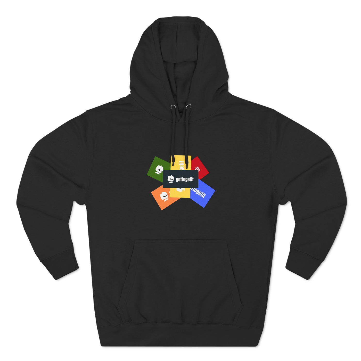GOTTOGETITprod SLASH Three-Panel Fleece Hoodie
