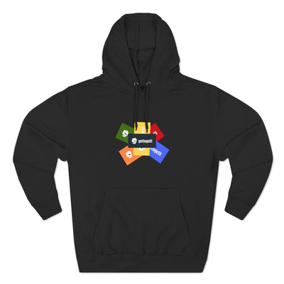 GOTTOGETITprod SLASH Three-Panel Fleece Hoodie