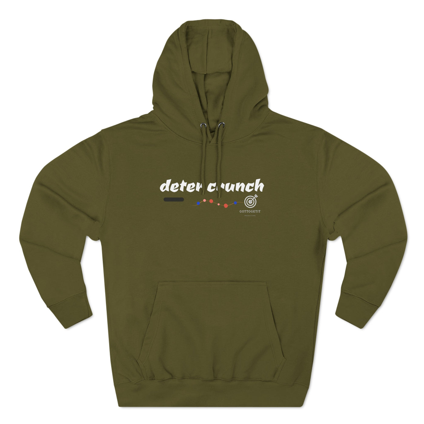 GOTTOGETITprod avoid problems Three-Panel Fleece Hoodie