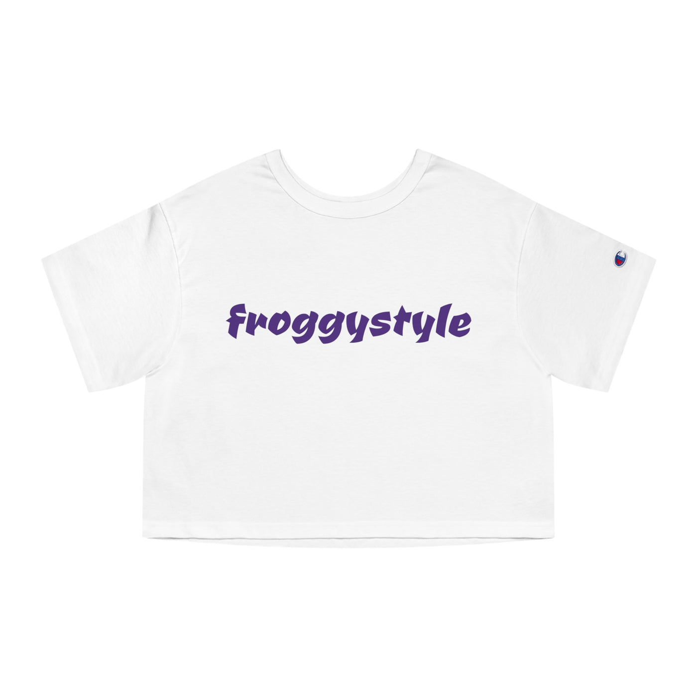 froggystyle Champion Women's Heritage Cropped T-Shirt - gottogetit prod.