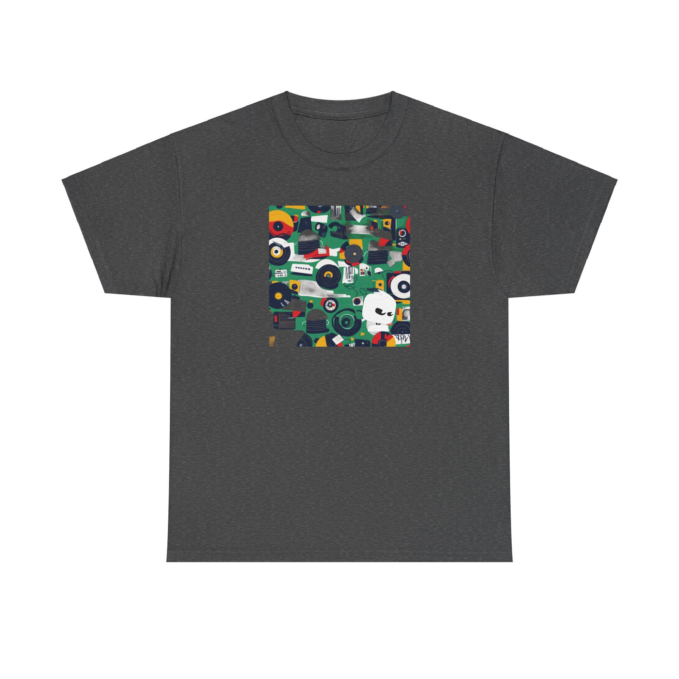 GOTTOGETITprod Menace in Vinyl Tee - Unisex Heavy Cotton T-Shirt
