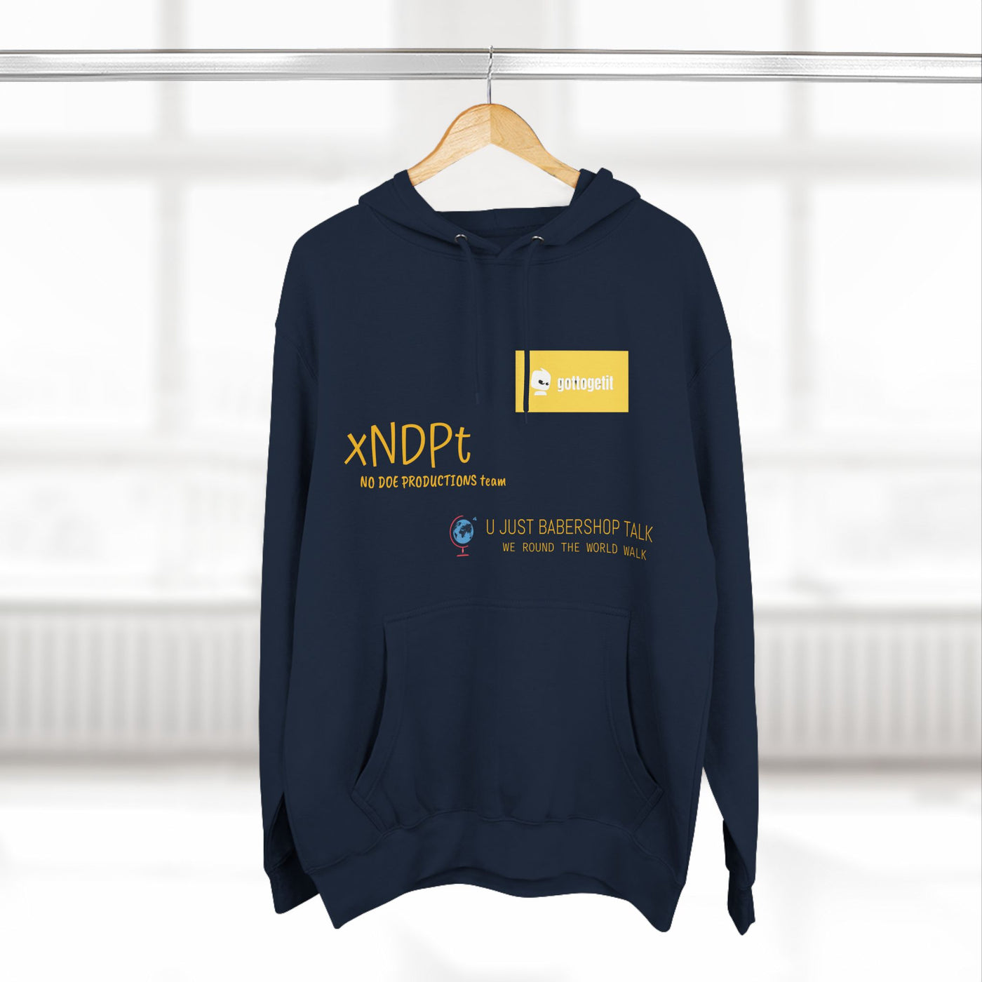 GOTTOGETITprod WORLD WALK Three-Panel Fleece Hoodie