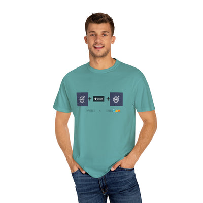 GOTTOGETITprod TTABLE WHEELS A STEEL Unisex Garment-Dyed T-shirt