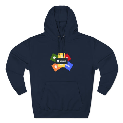 SLASH Three-Panel Fleece Hoodie