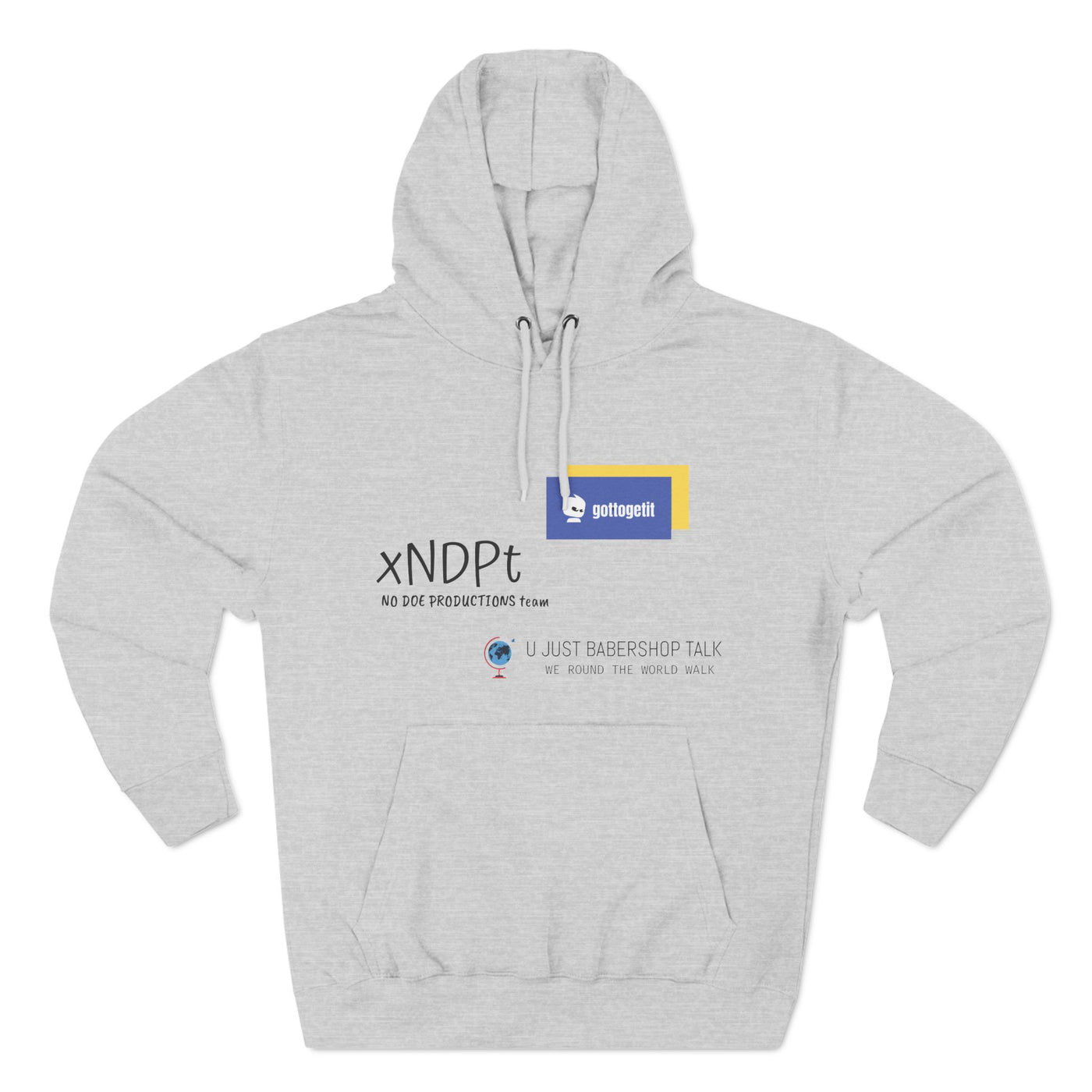 GOTTOGETITprod WORLD WALK Three-Panel Fleece Hoodie