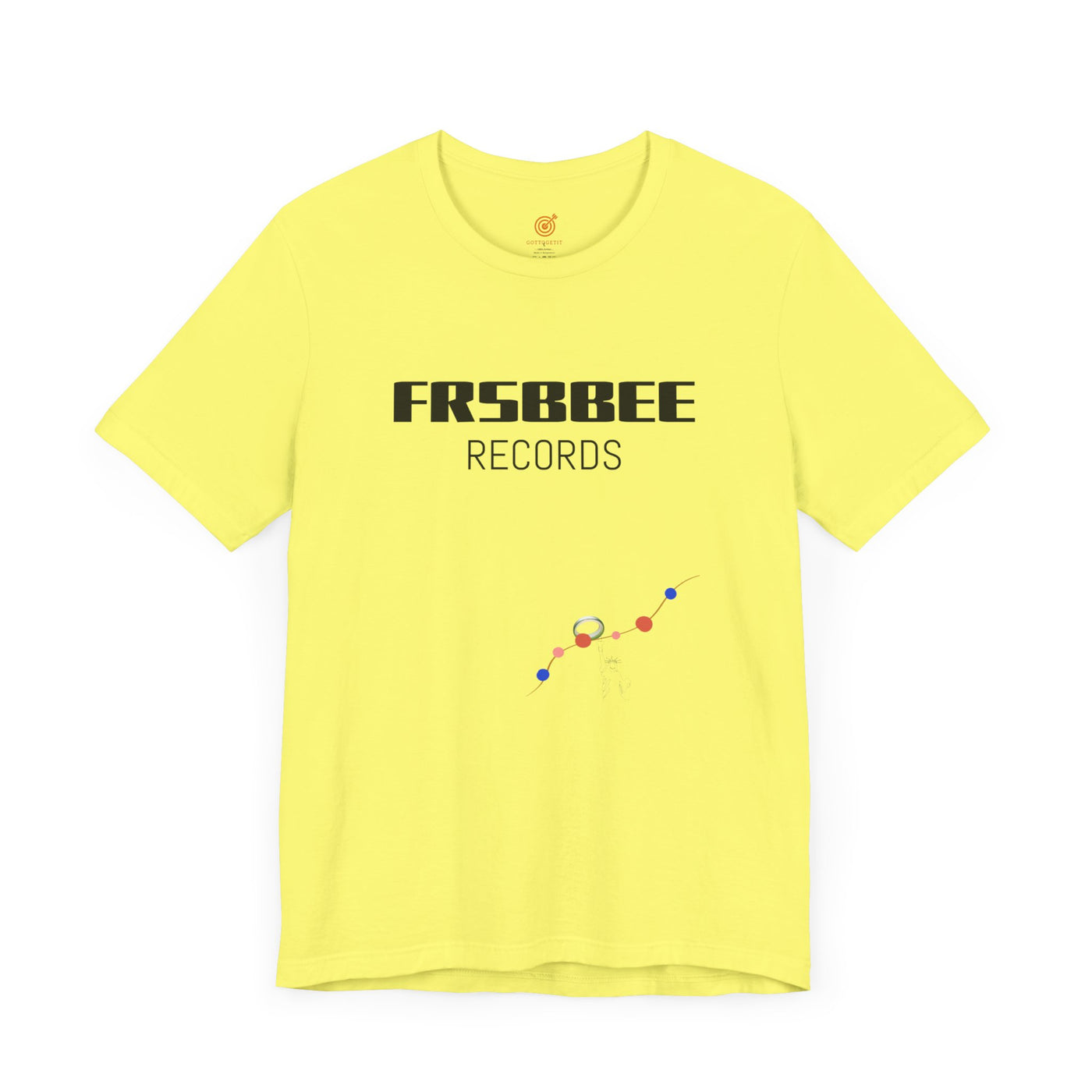 GOTTOGETITprod FRSBBEE records Unisex Jersey Short Sleeve Tee