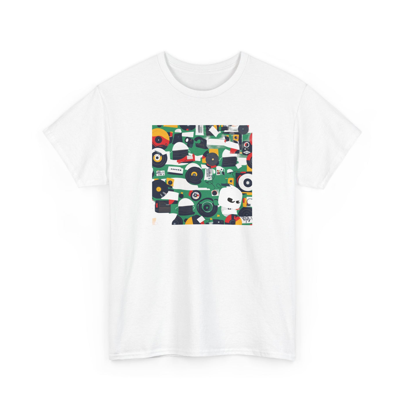 GOTTOGETITprod Menace in Vinyl Tee - Unisex Heavy Cotton T-Shirt