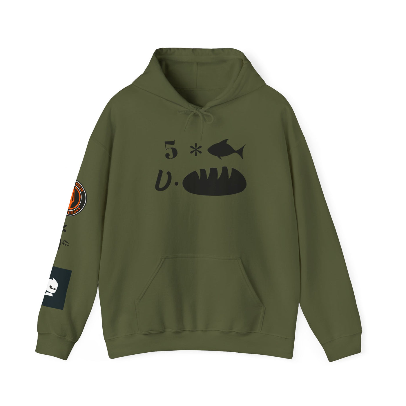 GOTTOGETITprod 5fish LOGO Unisex Heavy Blend™ Hooded Sweatshirt