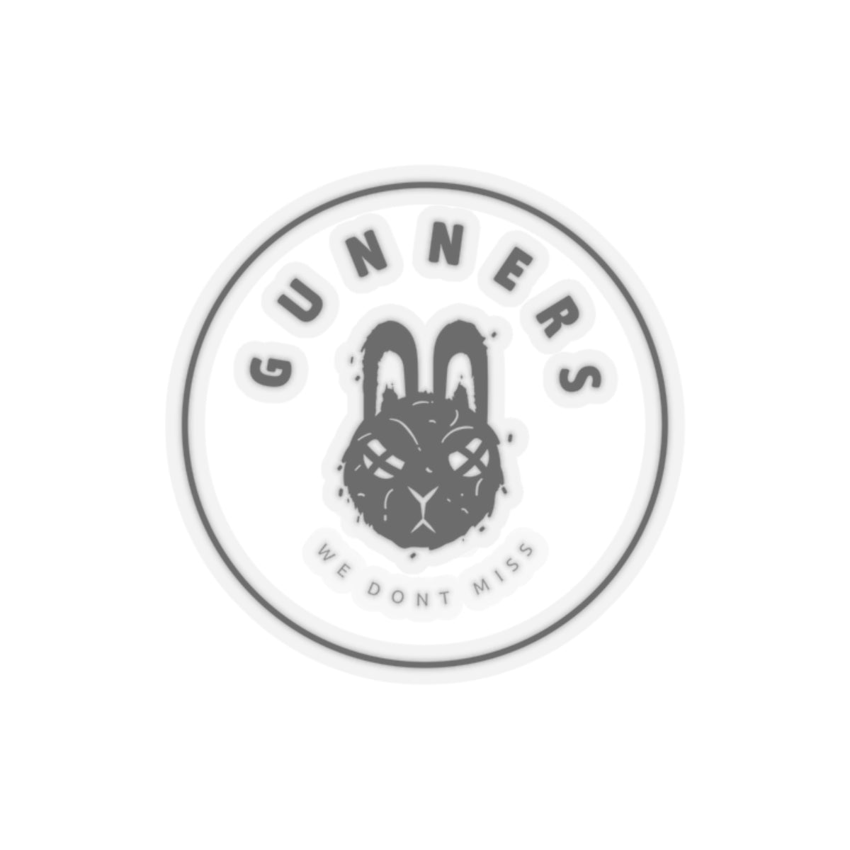 GOTTOGETITprod GUNNERS Kiss-Cut Stickers