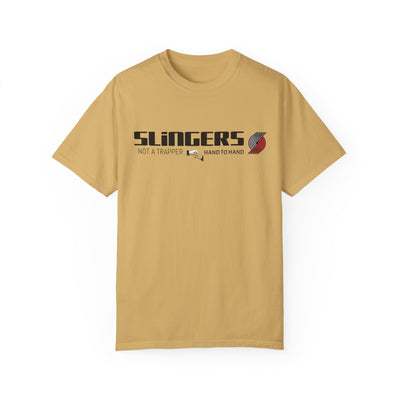 GOTTOGETITprod SLINGERS Unisex Garment-Dyed T-shirt