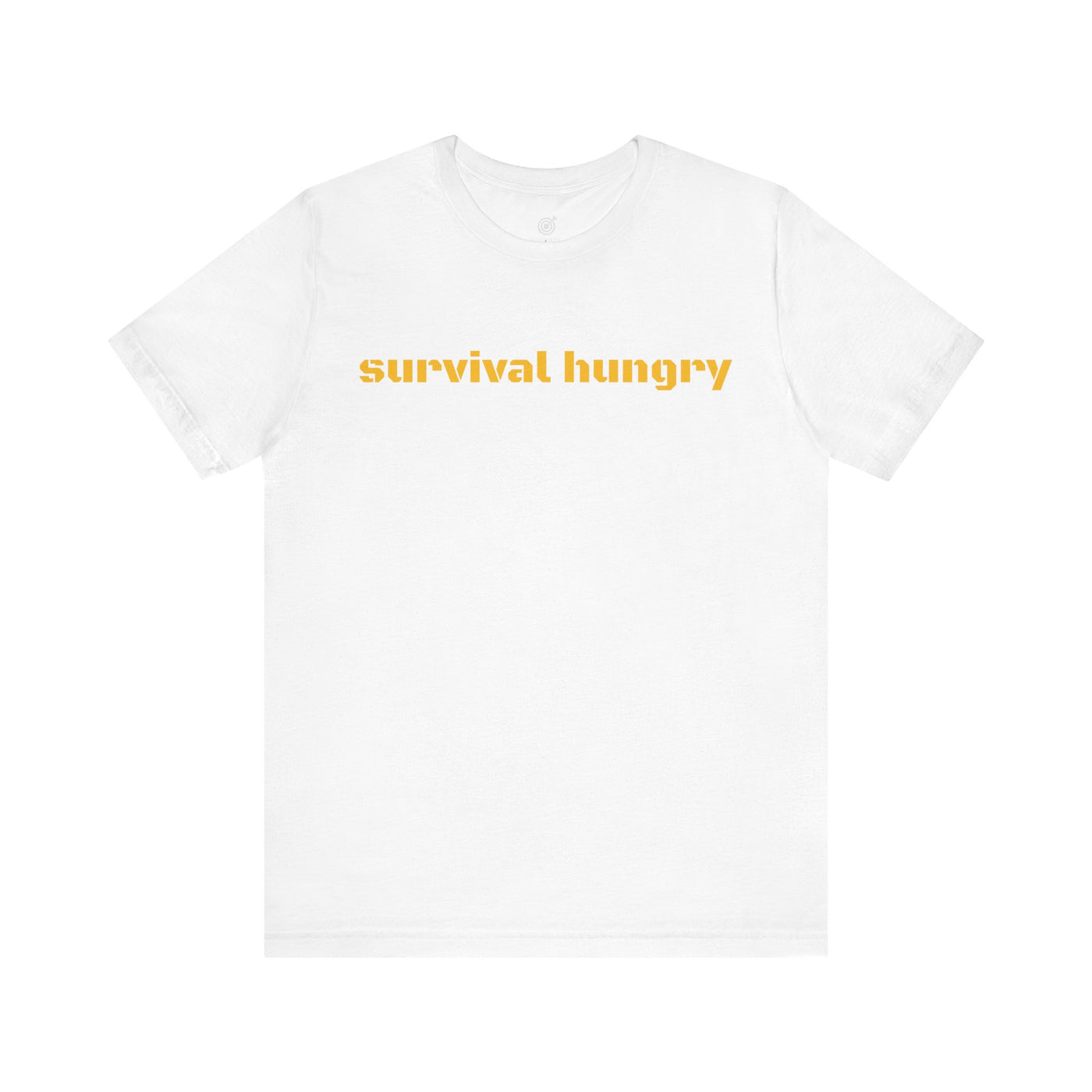 GOTTOGETITprod SURVIVAL HUNGRY Unisex Jersey Short Sleeve Tee
