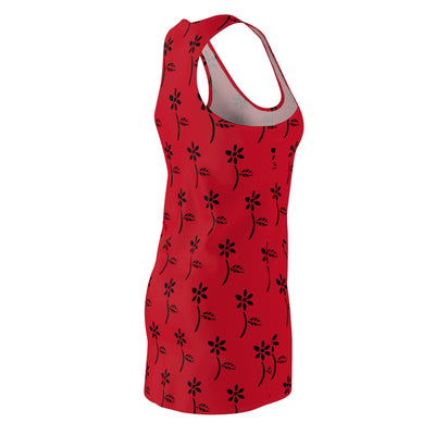GOTTOGETITprod Growth blossom Women's Cut & Sew Racerback Dress (AOP)