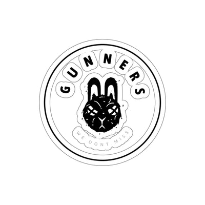 GOTTOGETITprod GUNNERS Kiss-Cut Stickers
