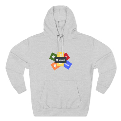 GOTTOGETITprod SLASH Three-Panel Fleece Hoodie