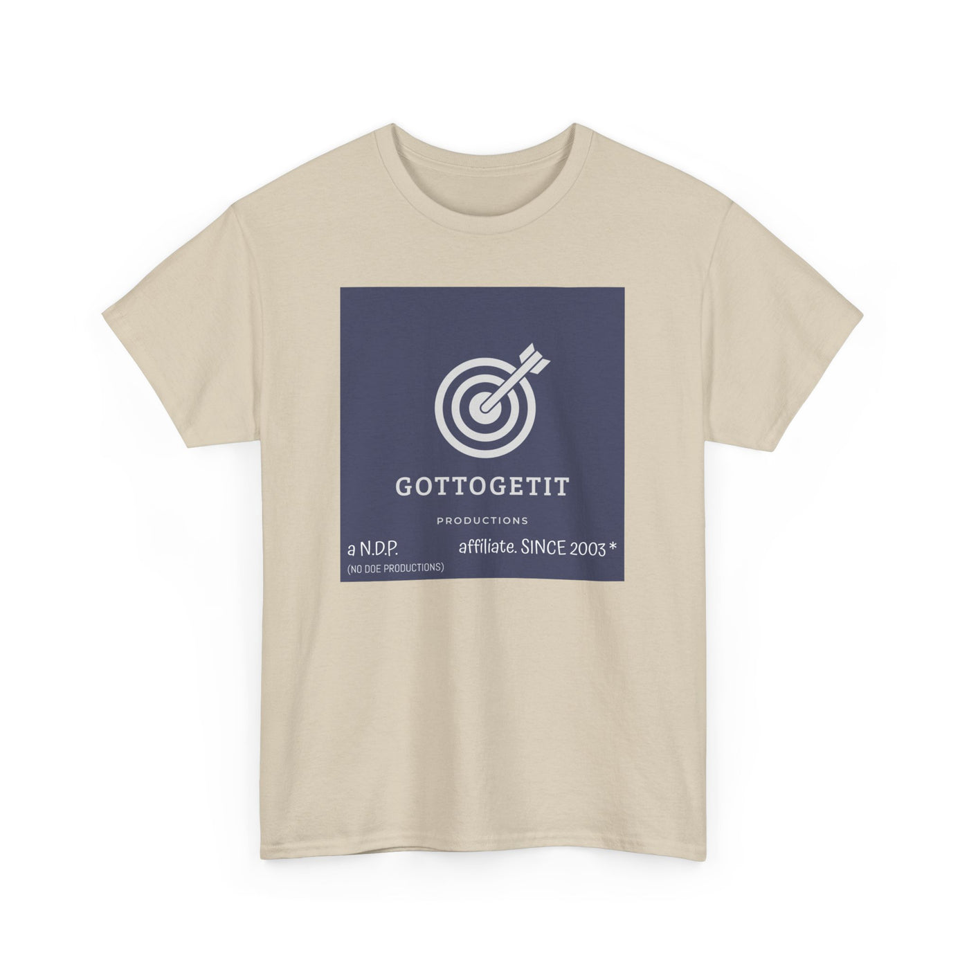 GOTTOGETITprod Graphic Tee, GTGI Logo Turntable Design