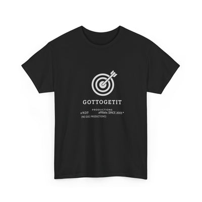 GOTTOGETITprod Graphic Tee, GTGI Logo Turntable Design