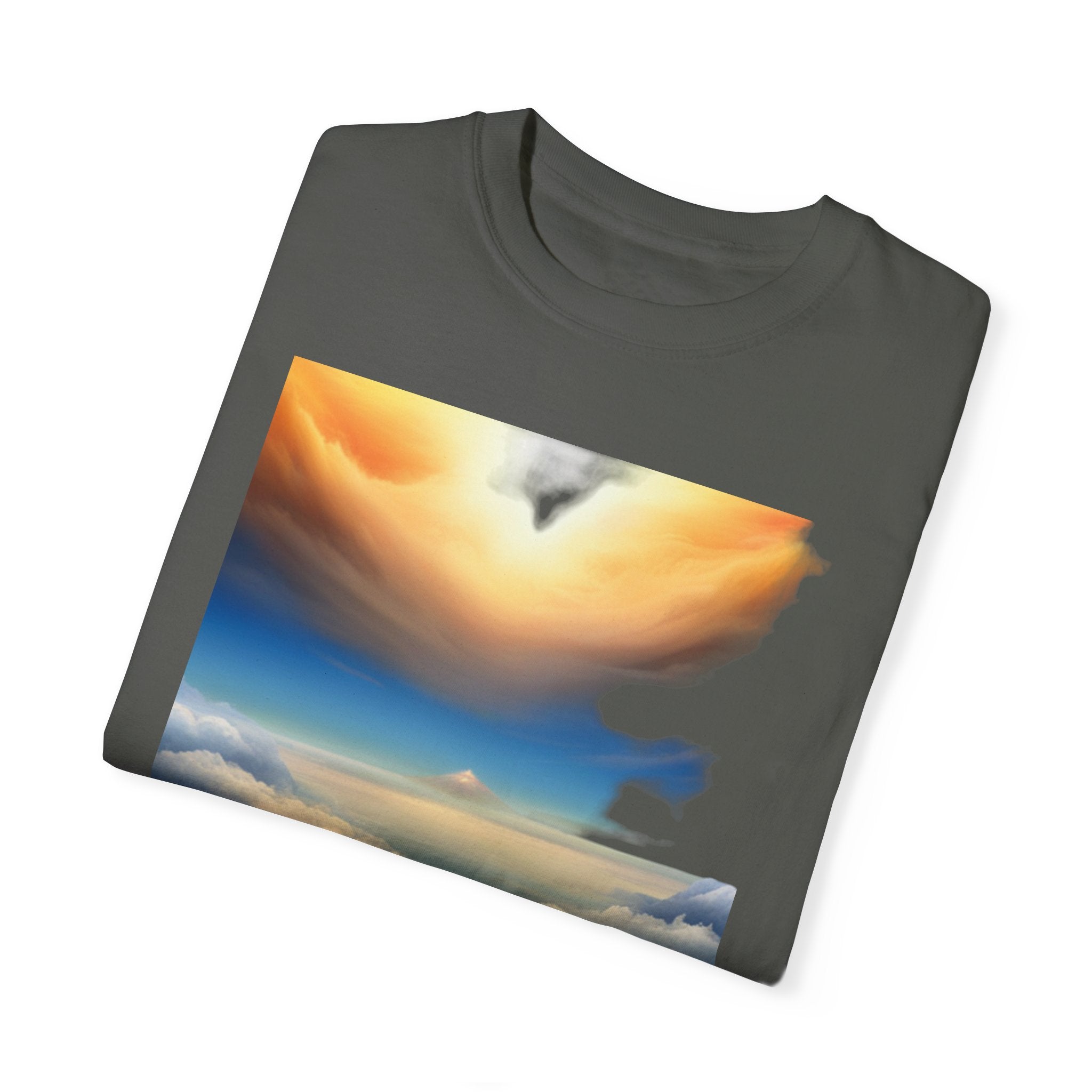 Above the clouds Unisex Garment-Dyed T-shirt