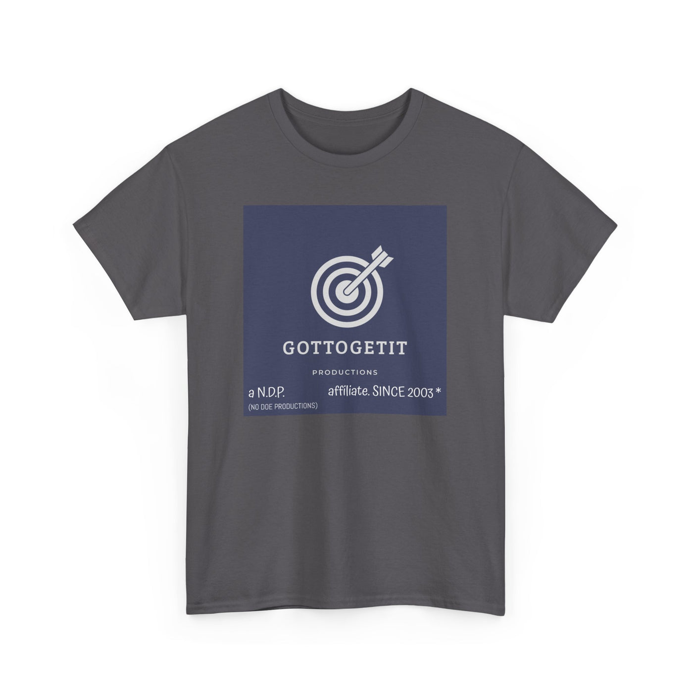 GOTTOGETITprod Graphic Tee, GTGI Logo Turntable Design