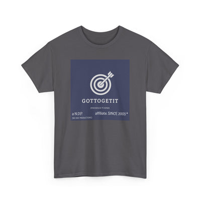 GOTTOGETITprod Graphic Tee, GTGI Logo Turntable Design