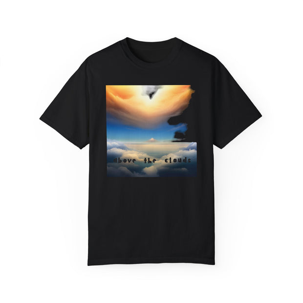 Above the clouds Unisex Garment-Dyed T-shirt