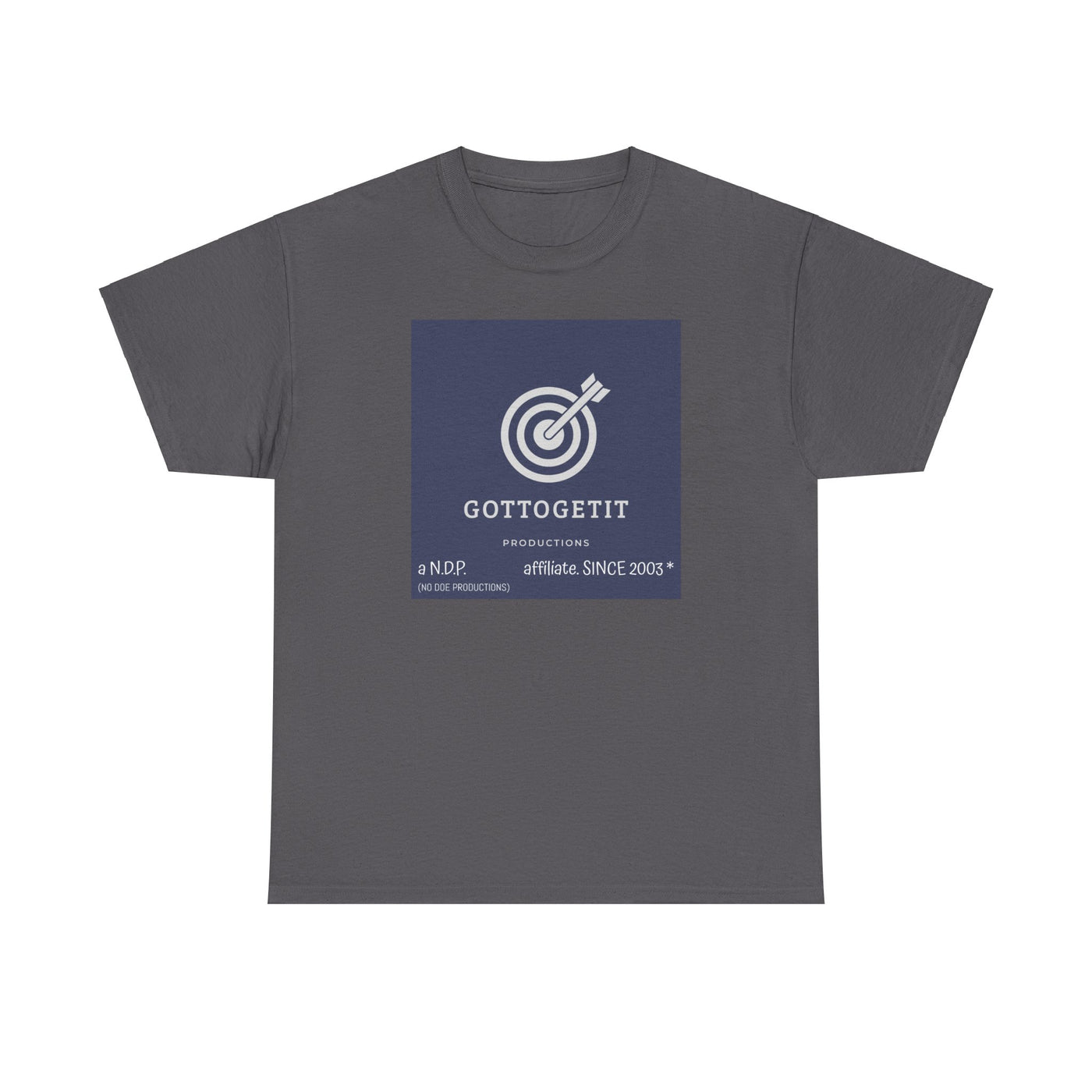 GOTTOGETITprod Graphic Tee, GTGI Logo Turntable Design