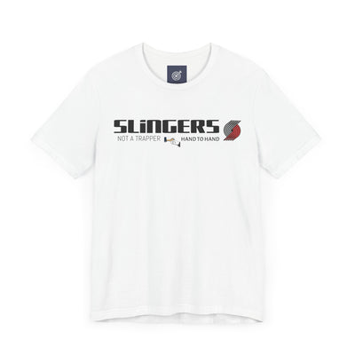 GOTTOGETITprod SLINGERS 4 Unisex Jersey Short Sleeve Tee