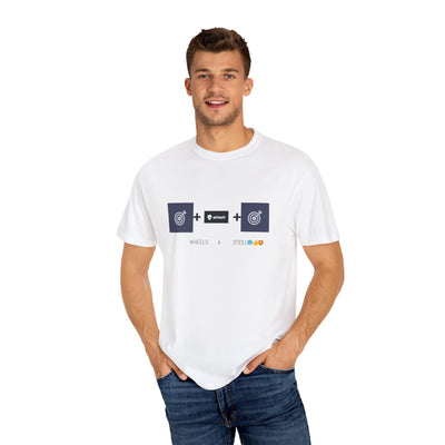 GOTTOGETITprod TTABLE WHEELS A STEEL Unisex Garment-Dyed T-shirt