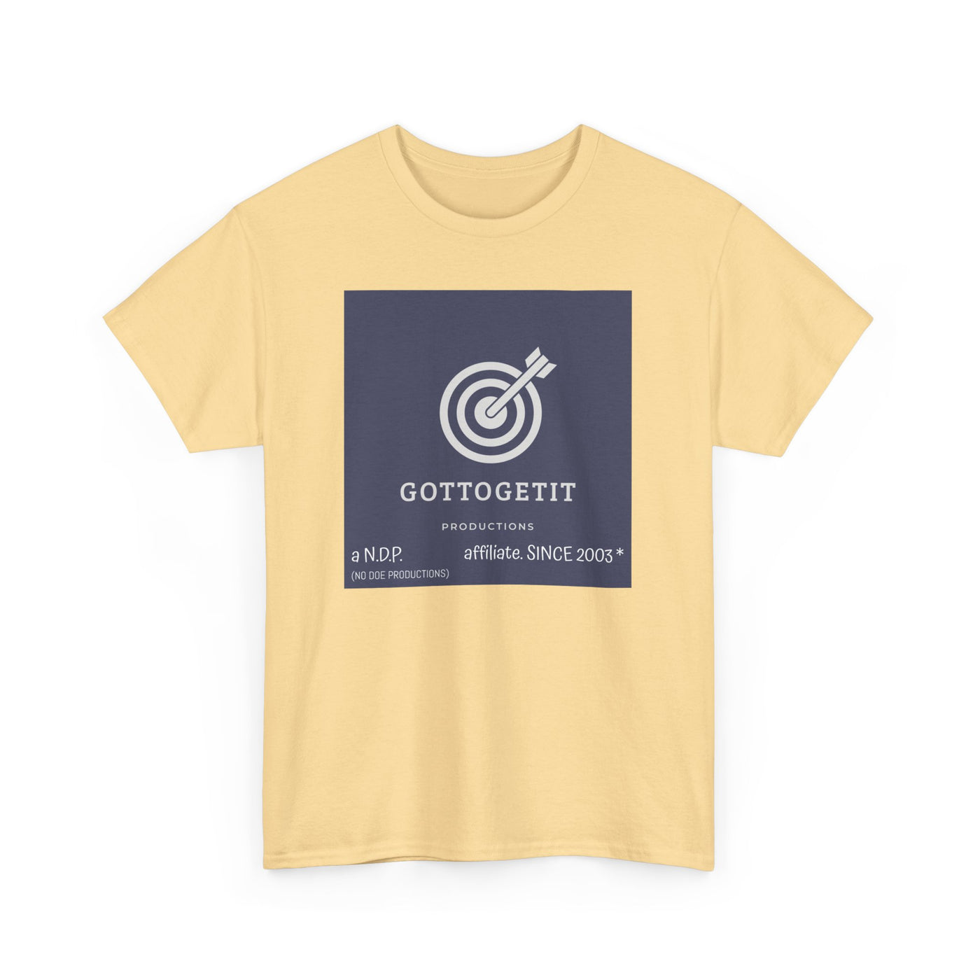 GOTTOGETITprod Graphic Tee, GTGI Logo Turntable Design
