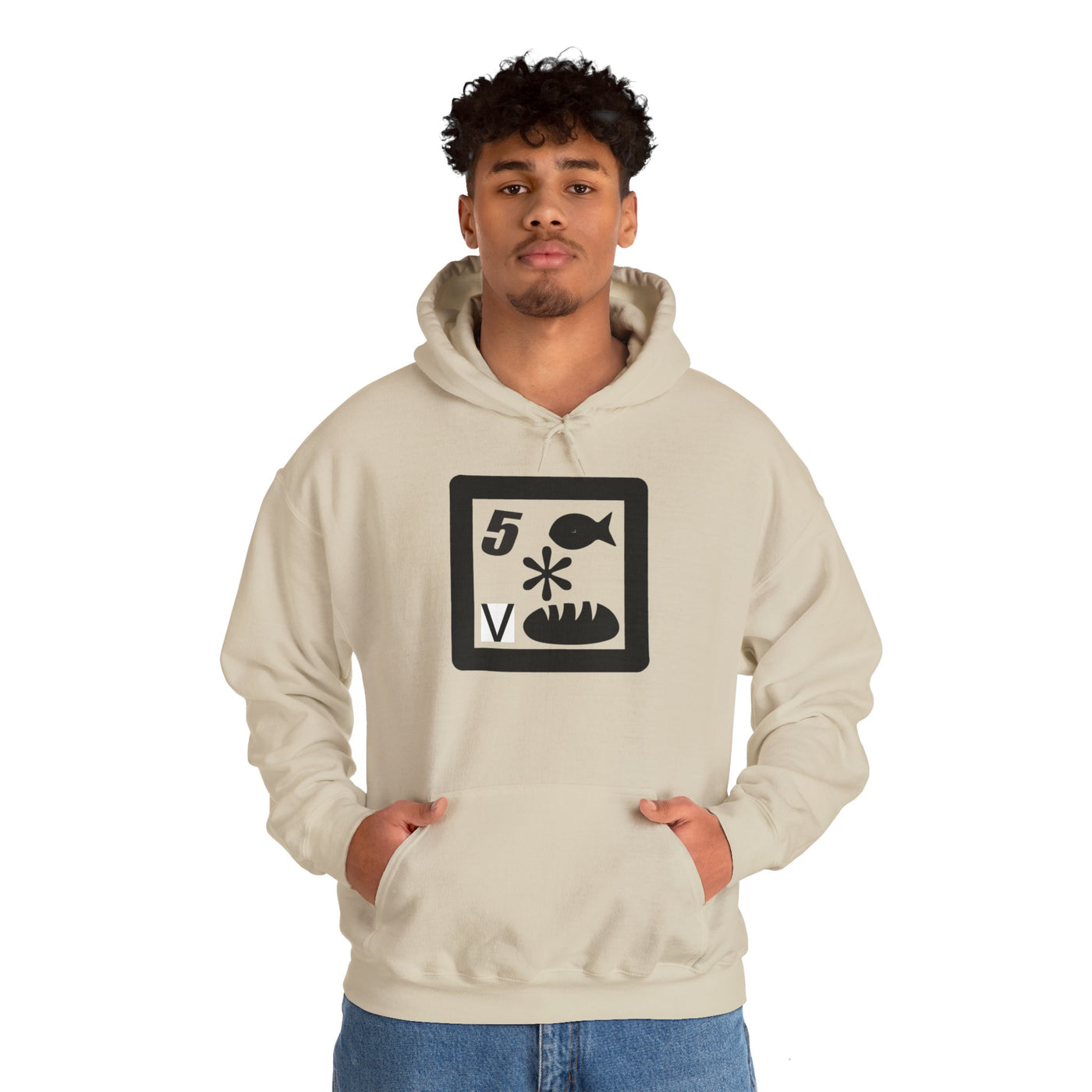 GOTTOGETITprod 5 fish (alt) Unisex Heavy Blend™ Hooded Sweatshirt