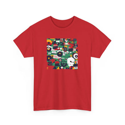 GOTTOGETITprod Menace in Vinyl Tee - Unisex Heavy Cotton T-Shirt
