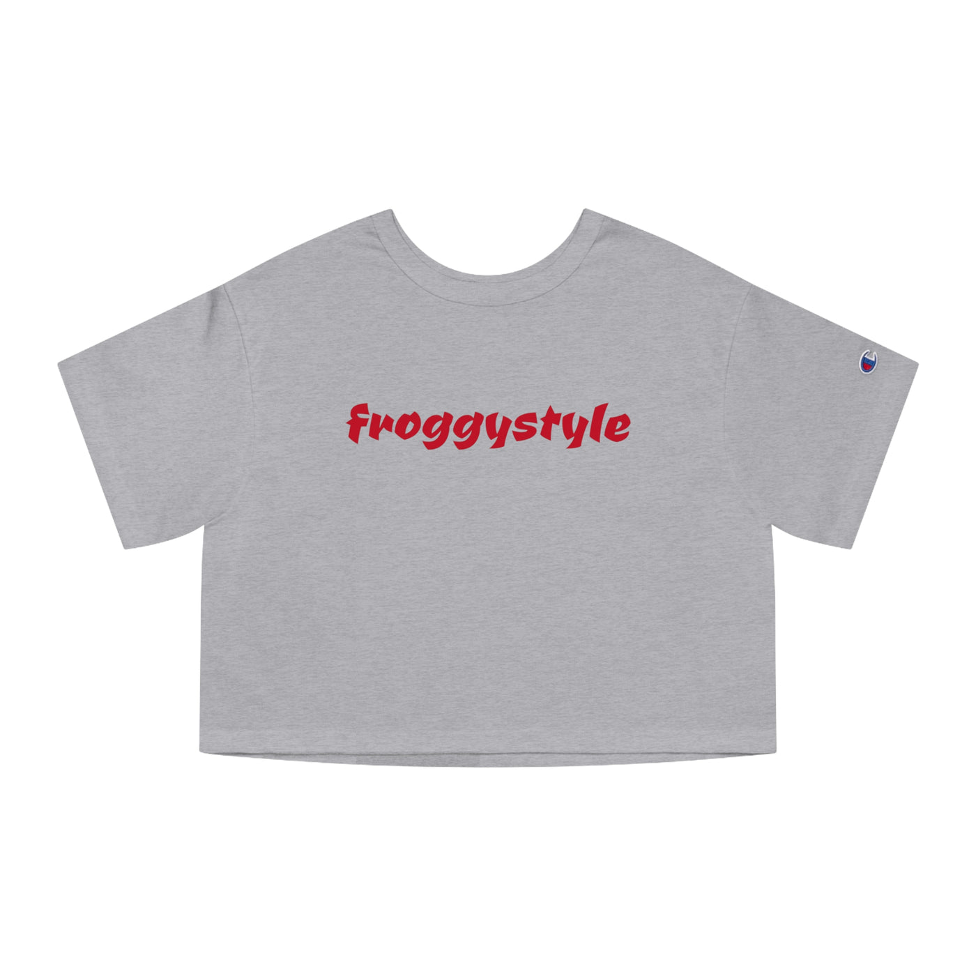 froggystyle Champion Women's Heritage Cropped T-Shirt - gottogetit prod.