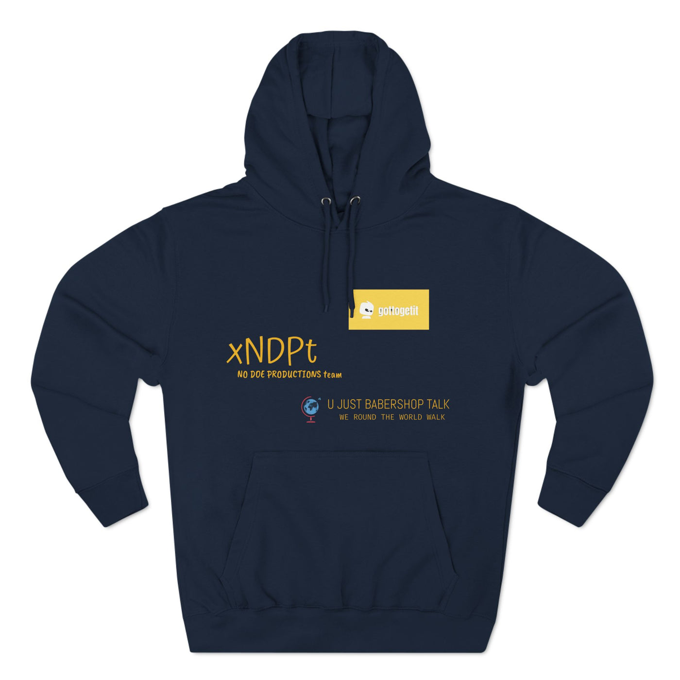 GOTTOGETITprod WORLD WALK Three-Panel Fleece Hoodie