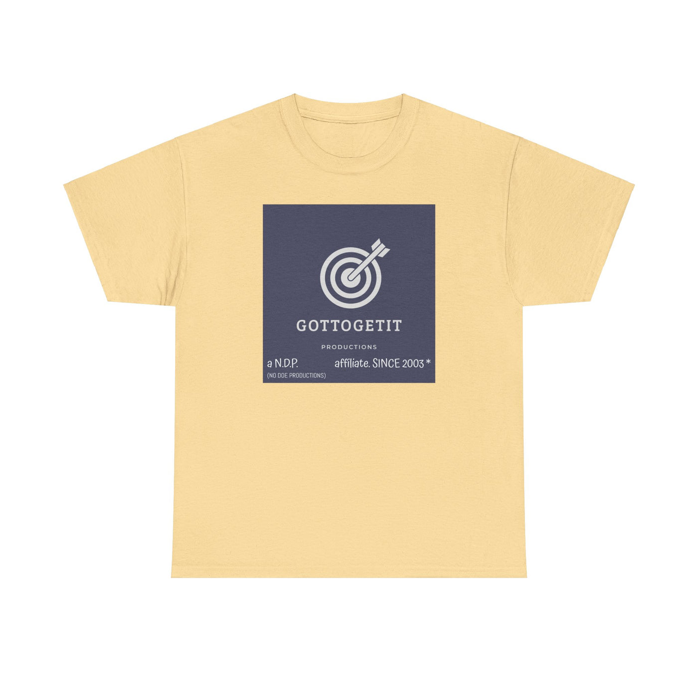 GOTTOGETITprod Graphic Tee, GTGI Logo Turntable Design