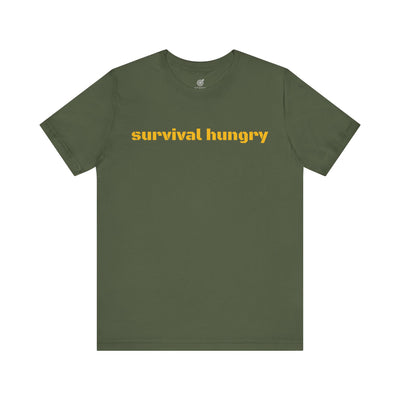 GOTTOGETITprod SURVIVAL HUNGRY Unisex Jersey Short Sleeve Tee