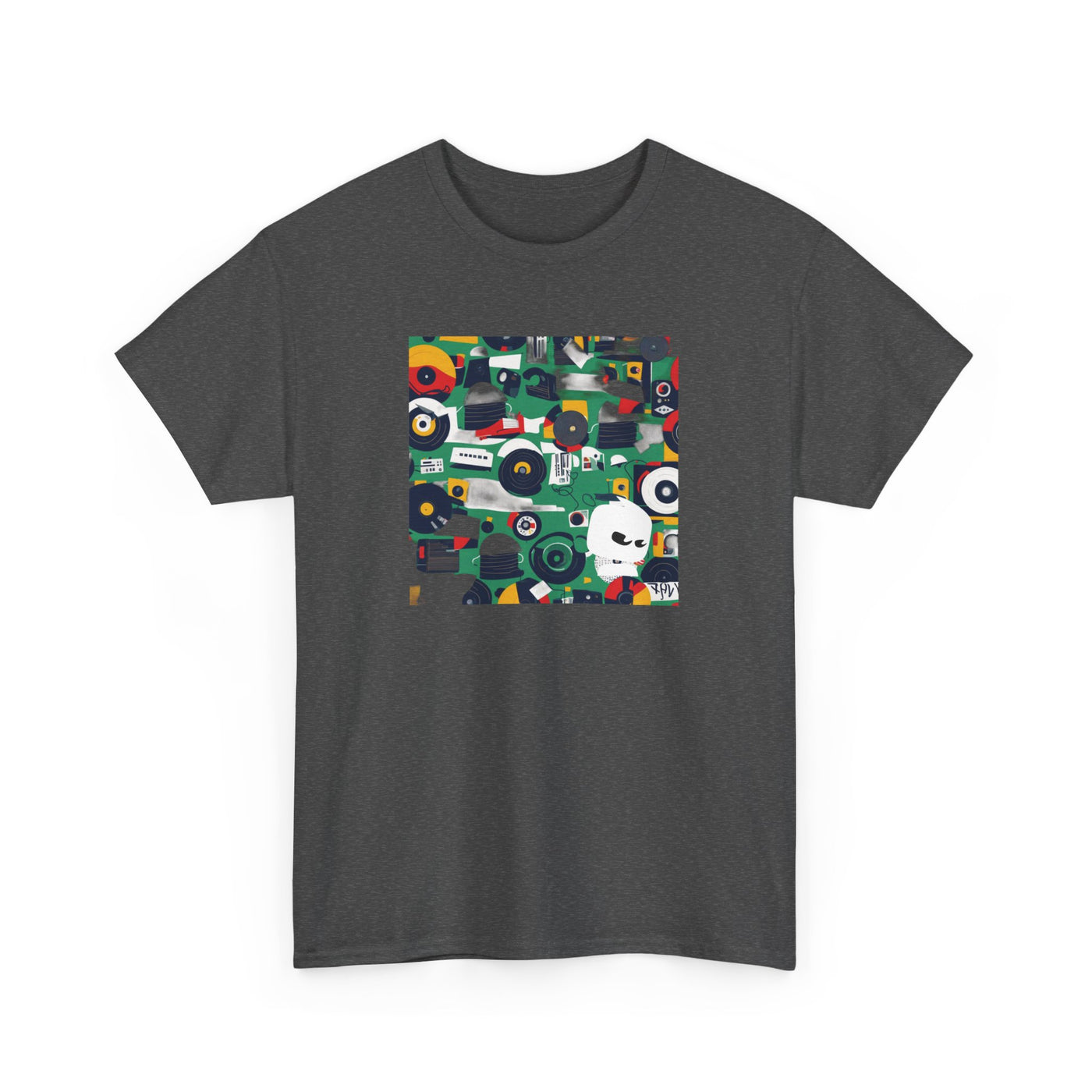 GOTTOGETITprod Menace in Vinyl Tee - Unisex Heavy Cotton T-Shirt