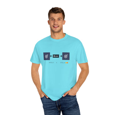 GOTTOGETITprod TTABLE WHEELS A STEEL Unisex Garment-Dyed T-shirt