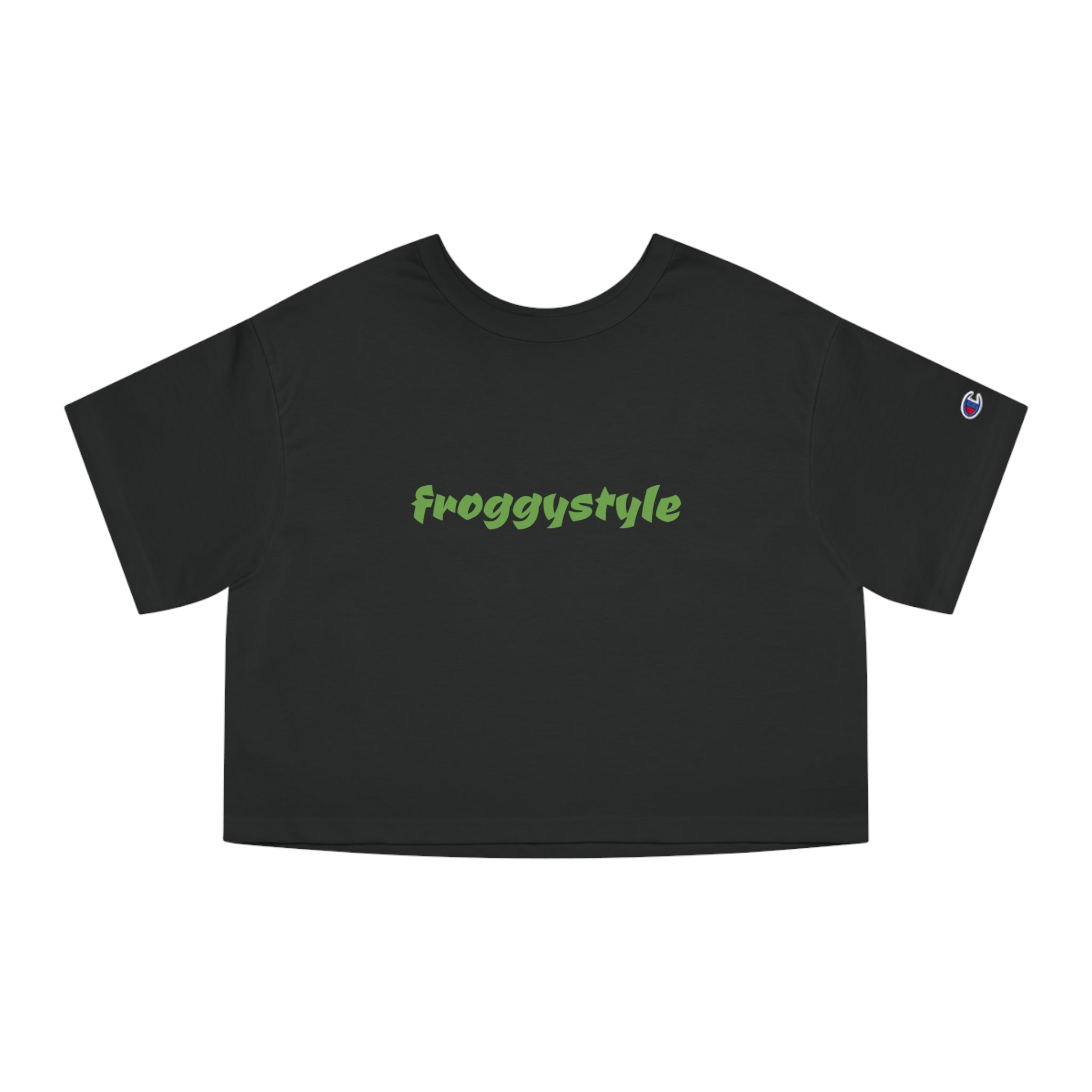 froggystyle Champion Women's Heritage Cropped T-Shirt - gottogetit prod.