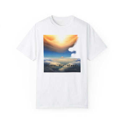 GOTTOGETITprod Above the clouds Unisex Garment-Dyed T-shirt