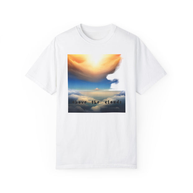 Above the clouds Unisex Garment-Dyed T-shirt